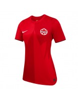 Kanada Domácí Dres pro Dámské MS 2026 Krátký Rukáv